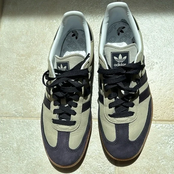 ADIDAS Samba OG Putty Grey/ purple/ silver - Picture 2 of 8